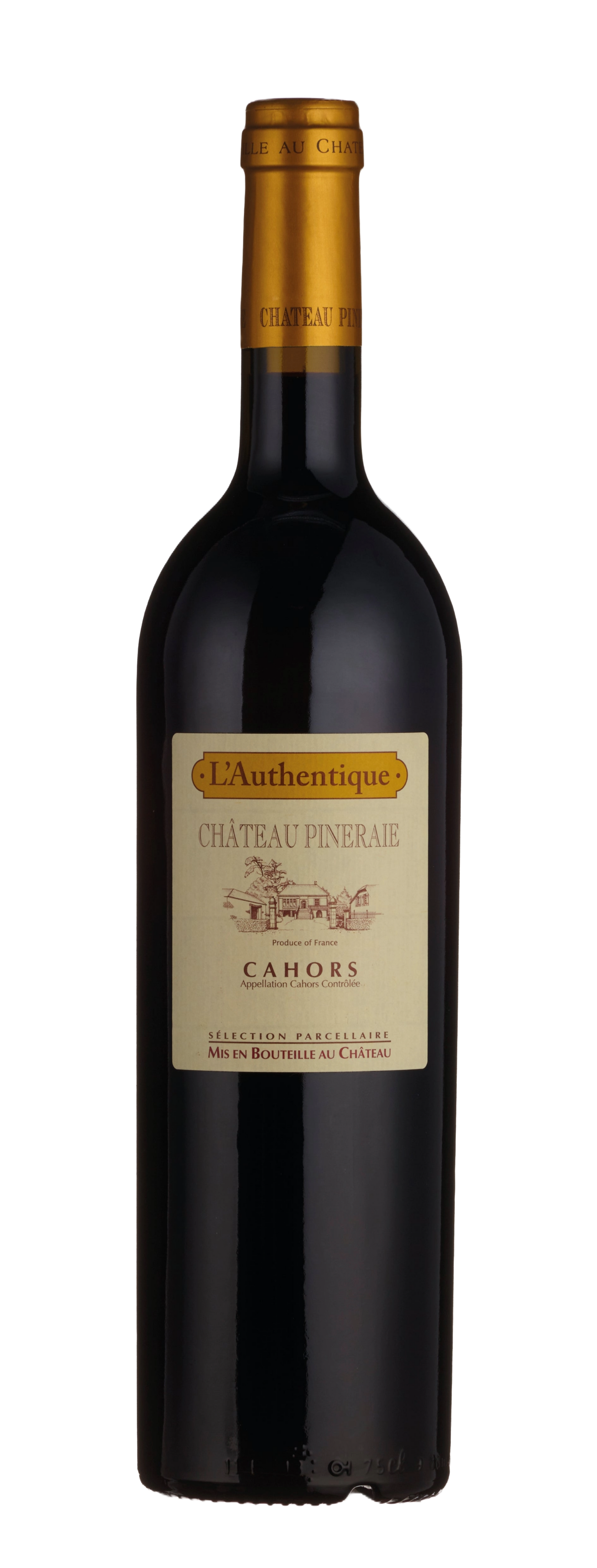 Chateau Pineraie Cuvee Authentique Cahors 2016