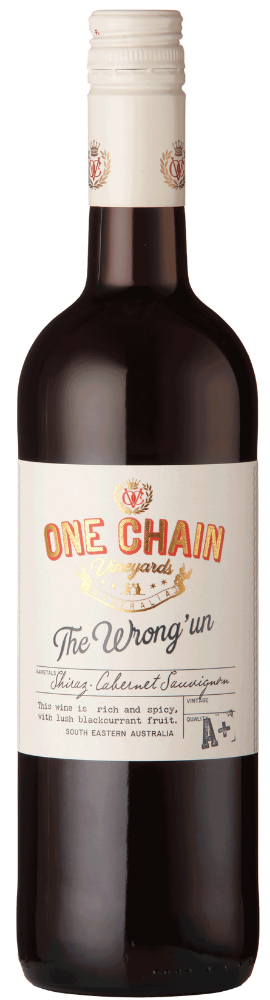 One Chain The Wrong Un Shiraz Cabernet 2022